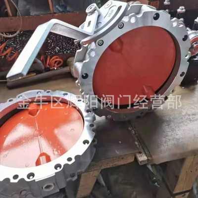 单铝合金阀体气动粉体蝶阀V2FS单法兰双法兰 双法兰粉尘蝶阀图4