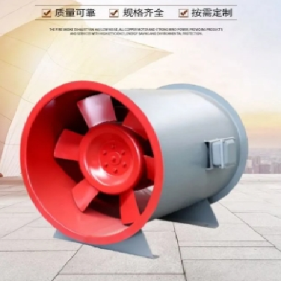 圳泽 HTF耐高温轴流式低噪音 排风机3C消防排烟风机图2