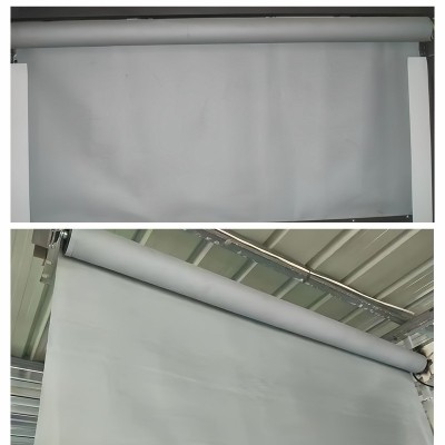 消防验收柔性电动挡烟垂壁活动式卷帘固定防火无机布隔烟玻璃纤维图3