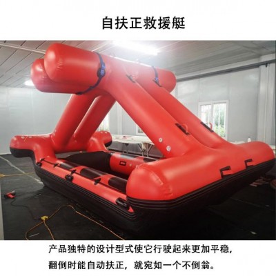 自扶正激流救生艇应急救援充气式救援艇不倒翁救生艇自扶正船图2