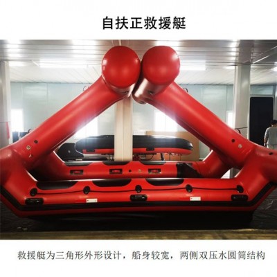 自扶正激流救生艇应急救援充气式救援艇不倒翁救生艇自扶正船图3
