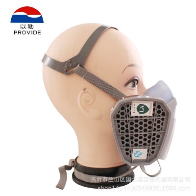 以勒牌自吸过滤式防毒半面罩电焊喷漆防颗粒呼吸器硅胶防毒口罩图2