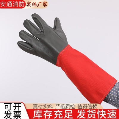 消防手套供应森林阻燃防火救援手套阻燃隔热防割手套消防扑火手套图3