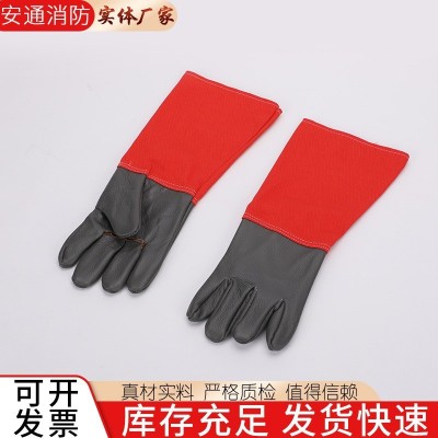 消防手套供应森林阻燃防火救援手套阻燃隔热防割手套消防扑火手套图2
