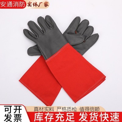 消防手套供应森林阻燃防火救援手套阻燃隔热防割手套消防扑火手套图5