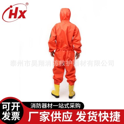 现货供应轻型防化服 消防员防化服 轻型防化服连体式 全封闭式图3