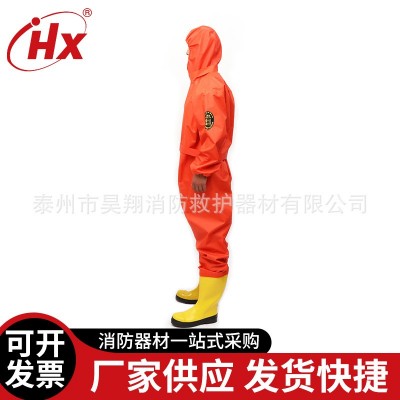 现货供应轻型防化服 消防员防化服 轻型防化服连体式 全封闭式图2