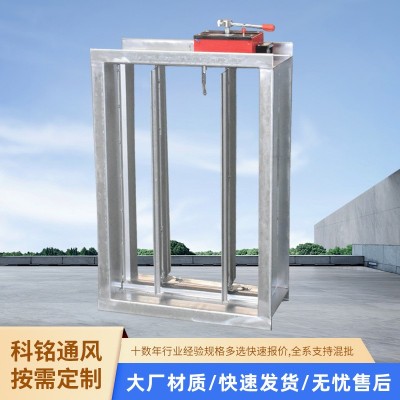 厂家供应消防排烟阀70度280度排烟防火阀不锈钢风量电动调节阀图5