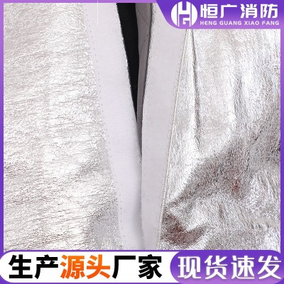 消防隔热服500/1000度隔热服带背囊避火服防火服高温铝箔消防服图4