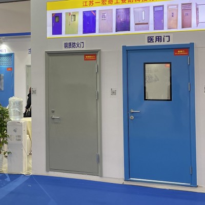 钢制楼道门 钢质医用门不锈钢手术室门实验室防尘洁净车间门图2