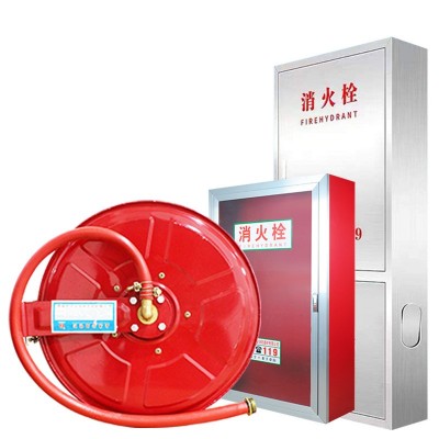 铝合金门消防设施箱 室内消火栓箱 水带卷盘箱消防栓箱消防器材箱图4