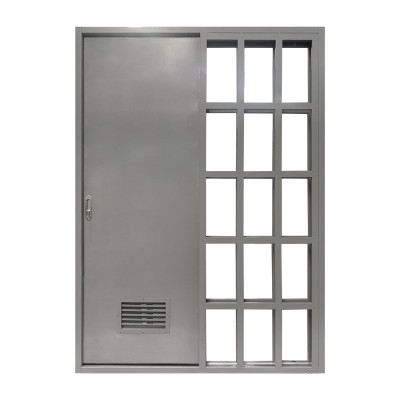 宿舍卫生间推拉门通风厂家防盗家用入户门单元楼钢质防盗门平开门图5