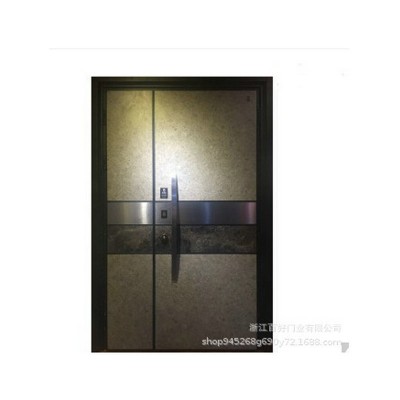 工程甲级入户防火门 不锈钢防火门特种门 钢木装甲防火门定 制图2