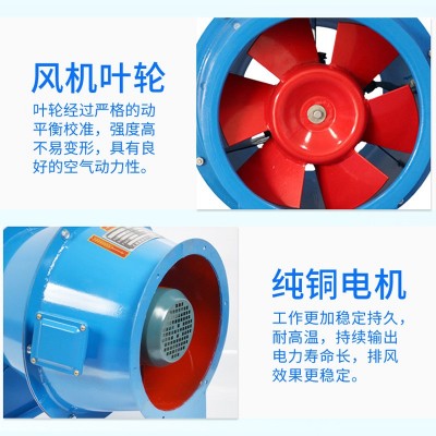厂家消防风机管道斜流风机 风力强劲碳钢耐腐防爆鼓型SJD斜流风机图2
