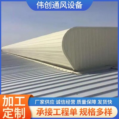 天窗一体启闭式屋脊横向通风强力散热地下室风机净化设备天窗气楼图5
