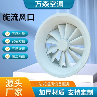 铝合金球形喷口工业可调式ABS旋流风口中央空调铝合金旋 流风口图2