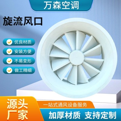 铝合金球形喷口工业可调式ABS旋流风口中央空调铝合金旋 流风口图5