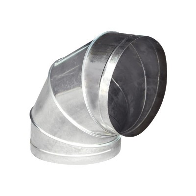 长沙工厂白铁皮镀锌90度螺旋风管焊接弯头异径焊接45°弯头定 制图4