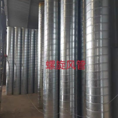 长沙镀锌风管螺旋白铁皮工业车间排气烟囱除尘不锈钢耐高温圆管道图3