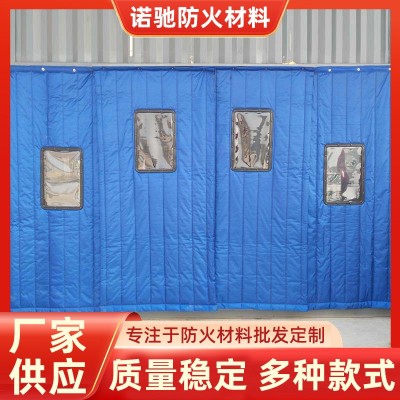 简约棉门帘厂家供应商场楼房挡风棉门帘保暖档寒隔音隔断棉帘子图3