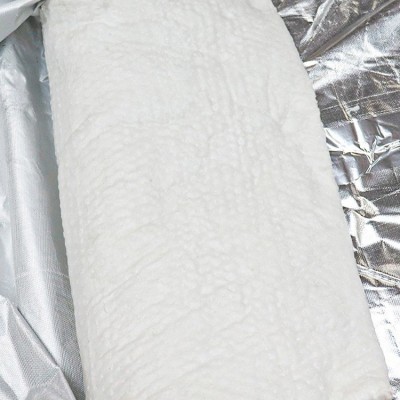 柔性排烟防火包裹铝箔防排烟棉卷材 耐高温柔性风管排烟防火包裹图4