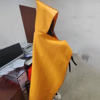 厂家供应厨房火灾急救防火斗篷消防硅胶双面防火披风硅胶灭火毯图2