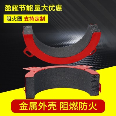 厂家供应 楼房pvc排水管消防110型号不锈钢阻火圈图2