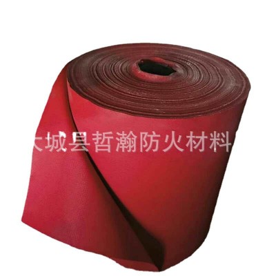 防火布阻燃隔热电焊布空调风机软连接帆布挡烟垂壁硅胶防火纤维布图4
