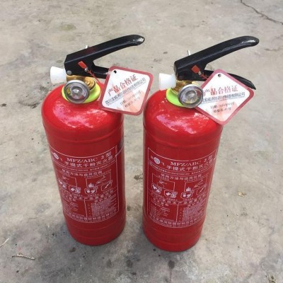 手提式干粉灭火器 酒店工厂车用家用 国标消防器材批发图2