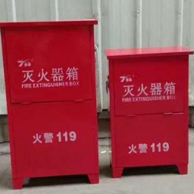 304壁挂式不锈钢消防箱批发干粉灭火器箱器材厂家图2