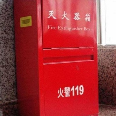 304壁挂式不锈钢消防箱批发干粉灭火器箱器材厂家图5