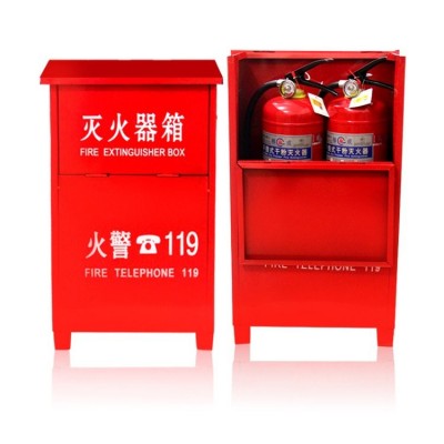 消防箱厂家 手提干粉箱消防箱子 灭火器箱 使用寿命长图3