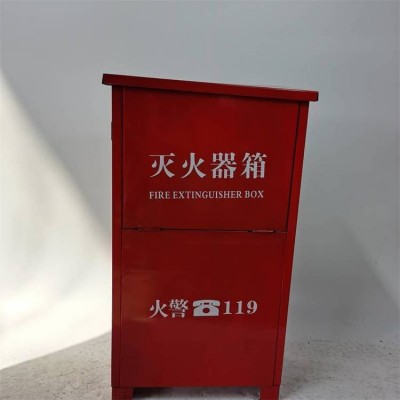 加厚灭火器箱4公斤2只装空箱2/3/5/8KG干粉家用学校消防收纳盒子图3