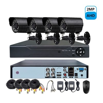 跨境电商高清夜视AHD DVR Kit有线摄像头套装监控录像机防水枪机图2