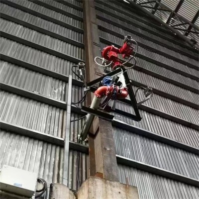 汉消 消防水炮 铝合金固定 手动式 直流开花型 流量可调式 轻便式图4