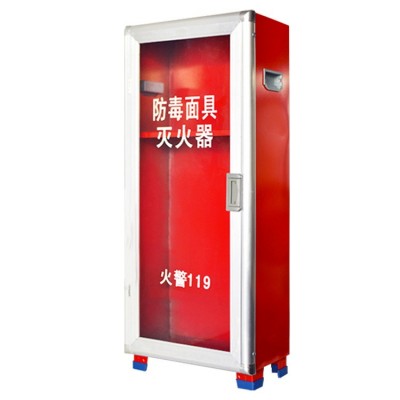 新国标干粉灭火器面具箱子组合消防箱2kg4kg套装家用酒店消防器材图4