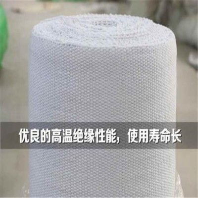 供应陶瓷布 陶瓷布防火毯耐高温陶瓷纤维布 镍丝陶瓷单面贴铝箔图5