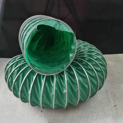三防布阻燃通风软管加厚带钢丝结实耐用耐高温三防布伸缩软管风管图4