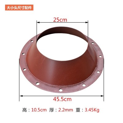 FCH-250人防防爆超压排气活门专用大小头图2