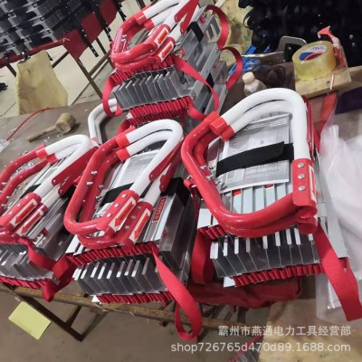 YD5-1-3.9A2消防逃生软梯折叠式圆管爬梯高空作业救援攀爬梯图3