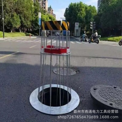 城市内涝防护安全笼防汛应急警示笼雨天防杂物防人掉落井笼图2
