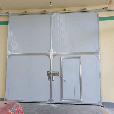 光泰 钢大门 工业厂房用钢木门 板材厚度可选 配钢骨架支撑 承重性好图5
