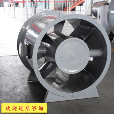双速低噪消防排烟风机 地下车库高温轴流式HTF单速正压 通风机生产图4