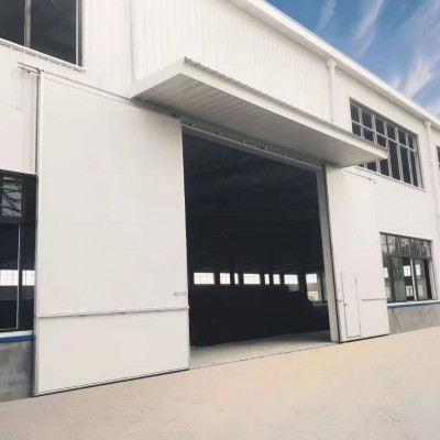 自动工业平移门 不锈钢车库工厂仓储用防盗电动图4