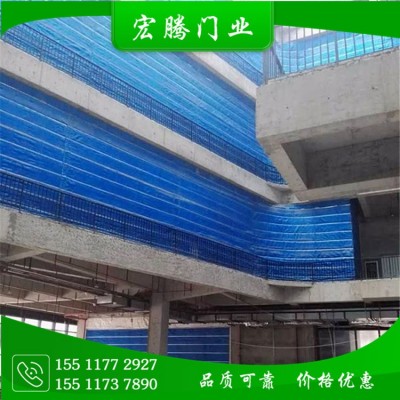 甲级无机布防火卷帘门 耐腐蚀耐高温 商场车库适用图3