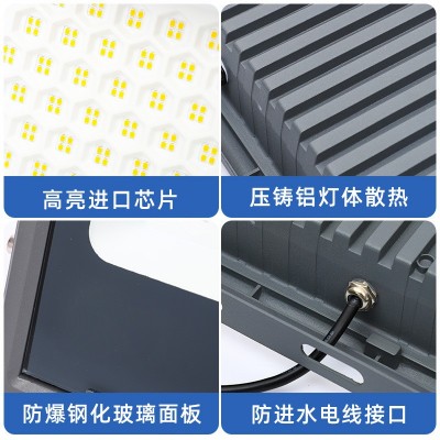 led投光灯户外防水广告招牌投射灯加厚铝材照树灯足瓦高亮照明灯图3