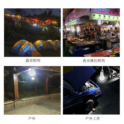 USB灯泡5V移动电源灯泡充电宝地摊电脑可用户外灯泡低压led球泡图3
