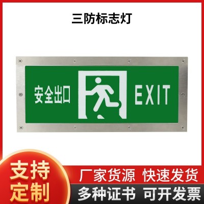 三防标志灯 隧道防水管廊消防应急紧急疏散标志灯 安全出口指示灯图3