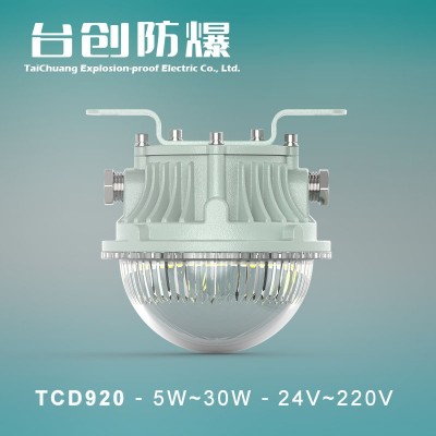 台创TCD920防爆吸顶灯24V220V地沟管廊道桥架防水10W20W30W低顶灯图2