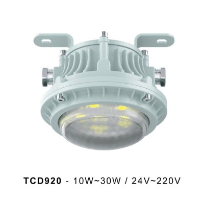 台创TCD920防爆吸顶灯24V220V地沟管廊道桥架防水10W20W30W低顶灯图3